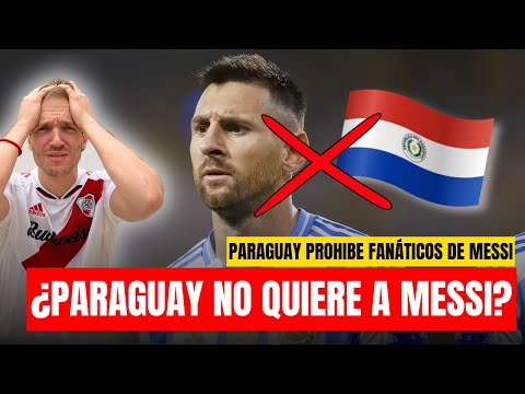 PARAGUAY PROHÍBE USAR CAMISETAS DE MESSI CONTRA ARGENTINA