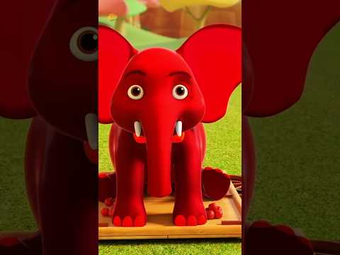 Big Fat Elephant, Ek Mota Hathi, एक मोटा हाथी, Hathi Song  #shortvideo #hindirhymes #cartoonvideo