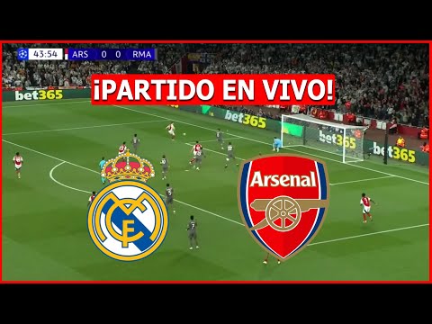 🔴 REAL MADRID vs ARSENAL EN VIVO ⚽ JUEGA MBAPPE CHAMPIONS LEAGUE 🏆