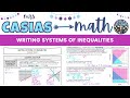 Writing Systems of Linear Inequalities from Graphs and Word Problems