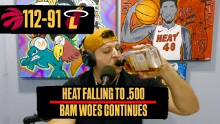 Miami Heat Get Smoked By Toronto Back To Fall To .500 | Bam Adebayo Offensive Woes Continue