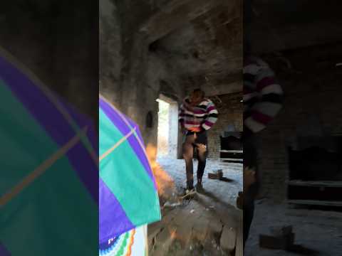 Bhutiya Ghar Per Mila Patang 🪁 #kiteflying #kite #patangbazi #patang #shorts