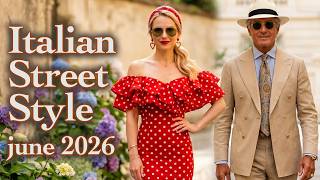 Street Fashion Italy Summer 2026 🌹 Elegant Fashion in Hot Weather. Chic Summer Outfits from Milan