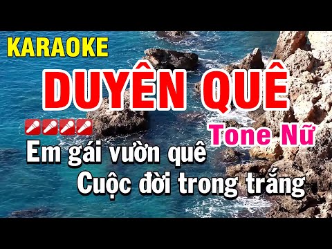 Karaoke Duyên Quê Tone Nữ – Cha Cha Cha – Huỳnh Anh