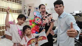 Thi ném bóng vào rổ nhận quà hấp dẫn | Hoang Kim TV #funny