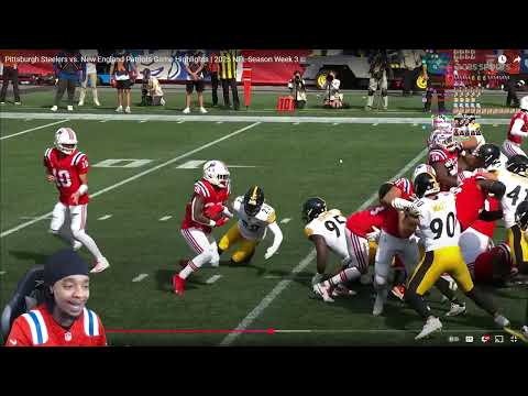 FlightReacts To Steelers vs. New England Patriots Game Highlights | 2025 NFL Season Week 3!