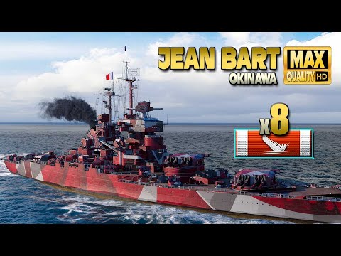 Battleship  quot Jean Bart quot  on Okinawa   World of Warships