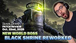 Grab Nerf Canceled! Black Shrine Rework, New World Boss & DR Meta Nerf | Black Desert