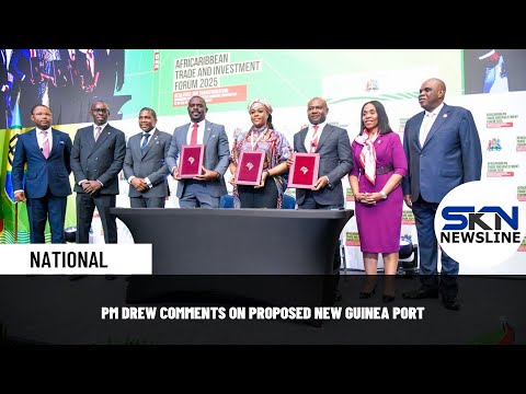 YouTube video thumbnail: PM Drew Comments On Proposed New Guinea Port