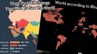 Maps That Will Change Your Mind To See The World 🌏 || #viral #tranding #funny