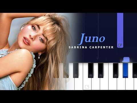 Sabrina Carpenter - Juno  | Piano Tutorial