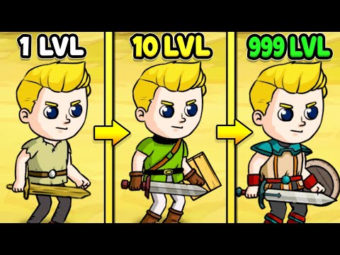 ЭВОЛЮЦИЯ СЛАБАКА ЧТОБЫ ИЗ ДРИЩА СДЕЛАТЬ ГЕРОЯ В ИГРЕ RAISING DUNGEONS!