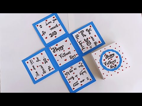 Happy Father’s Day Card | Handmade Fathers Day Card | Father’s Day Greeting Card