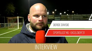 Screenshot van video Jurjan Wouda: "Meer dan verdiend dat we de 2-2 maken" | Sportlust'46 - Excelsior'31