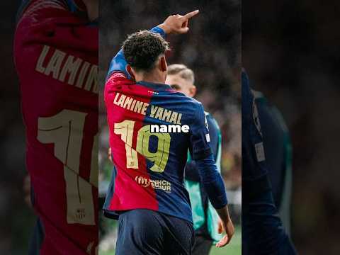 Why Lamine Yamal Doesn’t Use His Last Name on His Jersey #ronaldo #football #soccer #messi #cr7