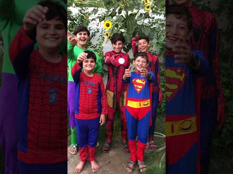 Funny Spiderman vs funny Superheroes #shorts