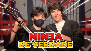 Tive AULAS com um NINJA DE VERDADE no Japão