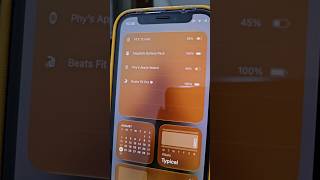 Widgets in Glass iOS 26