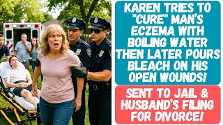 KAREN TRIES TO CURE MAN’S ECZEMA WITH BOILING WATER THEN LATER POURS BLEACH ON HIS OPEN WOUNDS!