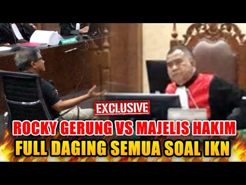 SERU BANGET...!!! DICECAR SOAL IKN ROCKY GERUNG MAKIN GANAS KRITIK IKN