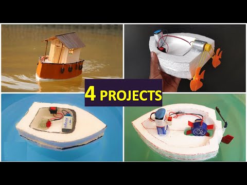4 Easy DIY DC Motor Boat Projects - 2024