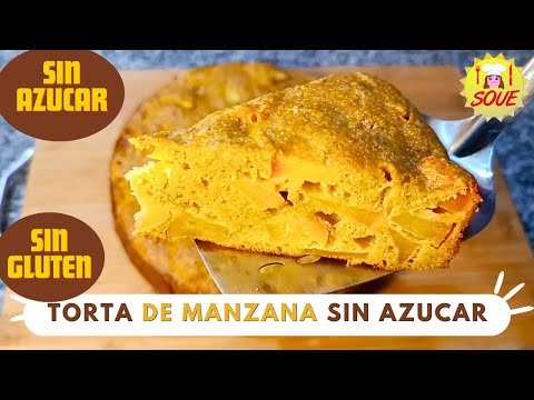 🍎​🥧​ Torta de Manzana Sin azúcar y Sin gluten: La más deliciosa y saludable 😋