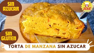 🍎​🥧​ Torta de Manzana Sin azúcar y Sin gluten: La más deliciosa y saludable 😋