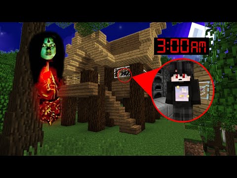 ถ้าเกิด!! ดูหนังตอนตี3 แต่กับ ผีกระสือกินคน - (Minecraft สิ่งแปลกๆ)