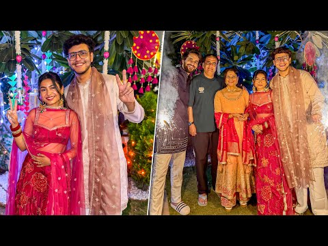 Our Diwali celebration with family 