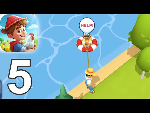 Little Farm Story: Idle Tycoon Gameplay Walkthrough Part 5 (iOS Android)