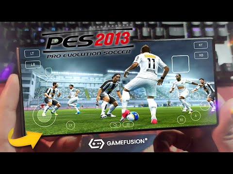 O INCRÍVEL PES 2013 COMPLETO De PC Oficial Rodando NO CELULAR (Gamefusion) OFFLINE ▶ Guia