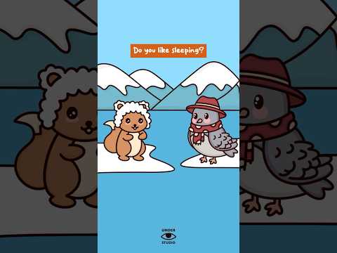 My Sleep Routine ๐ฆ Birdie & Squirrel | Relatable Animation Meme | Sleeping Questions