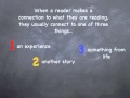 Exploring Making Connections in Reading Comprehension