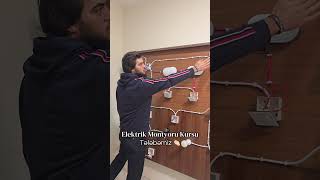 📌Əlaqə: 070-208-76-04 Whatsapp. Elektrik montyoru kursu