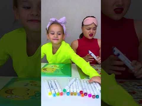 Sfida di Pittura alla Cieca: Mamma vs Figlia! 🖼️🎨