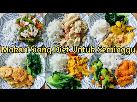 MAKAN SIANG DIET UNTUK SEMINGGU LOW KARBO _ LOW LEMAK