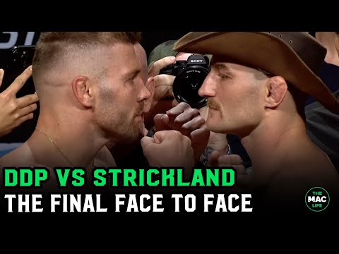 Dricus Du Plessis vs. Sean Strickland INTENSE Final Face Off