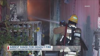 Man arrested under suspicion of murder in State Road fire