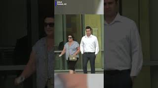 Man charged with writing an "imposter" ransom note in Nancy Guthrie case leaving federal courthouse.