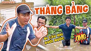 Thử Thách Giữ Thăng Bằng Khi Đi Trên Cầu Khỉ Dưới Nước | Phước Lầy