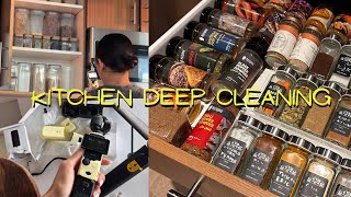 kitchen deep cleaning | خملنا الكوزينة 😱 🧹🧽⏲️