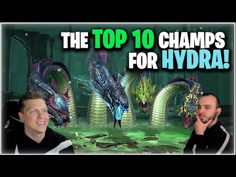 TOP 10 Champs to DOMINATE HYDRA! ft Skratch! | RAID Shadow Legends