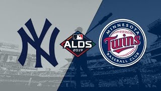 New York Yankees VS Minnesota Twins Live Score 10/4/2019 Game 1 ALDS