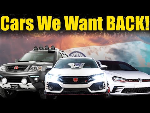 Top 10 Cars that Need to Comeback in INDIA This Year!