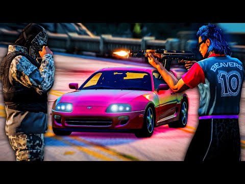 ROBAMOS el CARRO MODIFICADO de un MAFIOSO en GTA5 RP