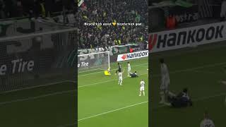 Two bicycle-kicks in the same move?! 🤯🤣