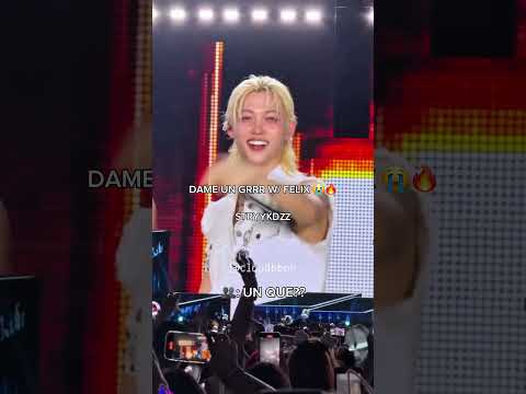 NEVER THOUGHT I'D HEAR HIM SAY THIS 😃 #skz #straykids #felix #dameungrrr #concert #kpop#kpopfypシ#omg