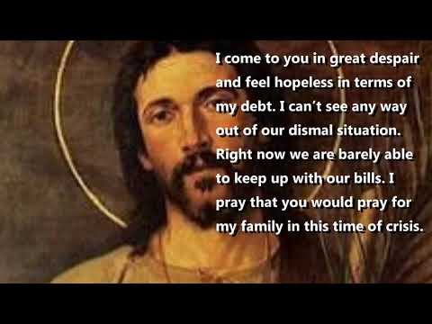 prayer for finances saint jude