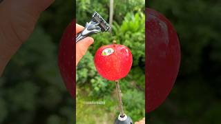 How to shave an apple in seconds 🍎😳