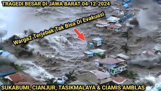 JABAR TAK BERKUTIK || BANJIR SEMAKIN PARAH & MELUAS LAHAP 4 KABUPATEN HARI INI